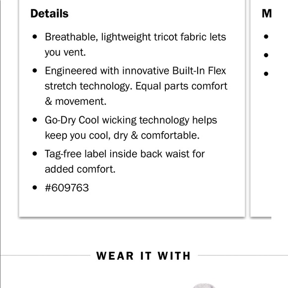 Men’s Go Dry Active pants - Picture 3 of 4